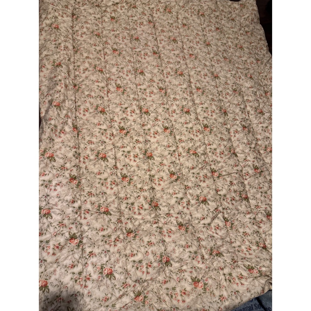 Ralph Lauren Home Floral Cotton Twin Comforter Cottagecore Grannycore Farmhouse - Picture 2 of 6